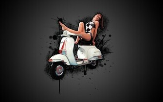 Vespa Oldschool Wallpaper By Backbag