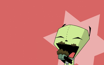 Invader Zim Wallpaper Food Muffins Gir