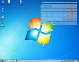 Highly Customizable Interactive Desktop Calendar