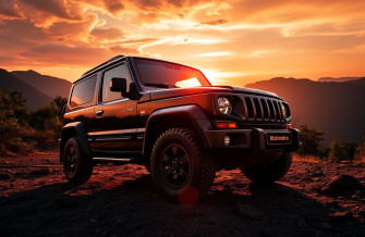 Mahindra Scorpio Black Wallpaper