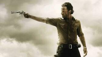 The Walking Dead Rick Aiming Wallpaper