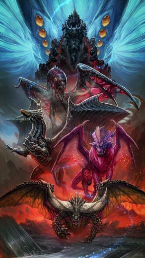 Monster Hunter World Elder Dragon Fanart Monsterhunter