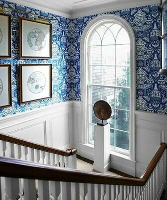 Clarence House S The Vase Wallpaper Interiors By Color