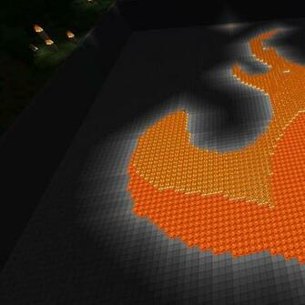 Wallpaper Fire Lava Minecraft