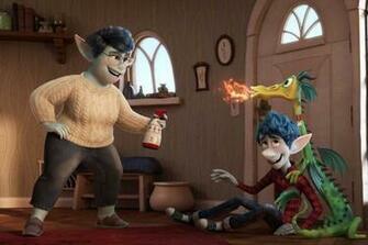 Pixar S Onward Image Sm Holland Chris Pratt And Julia