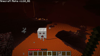 Minecraft Fishing A Ghast By Ludolik