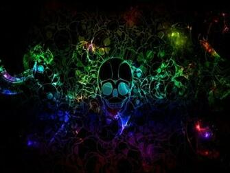 Skulls Android Wallpaper Tye Dye Dark HD For