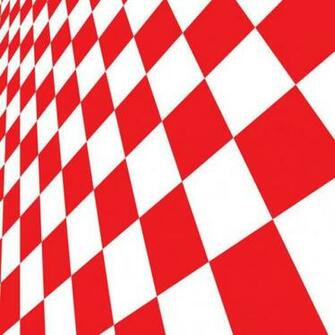Red And White Checkered Background