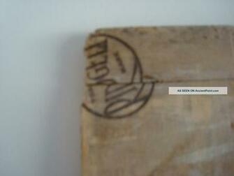Handsome Ridgely Antique Wallpaper Hangers Table Marked And