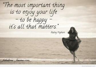 Happy In Ur Life Quotes HD Wallpaper Background