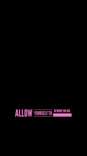 Wallpaper iPhone Android Background Quote Simple Black Pink