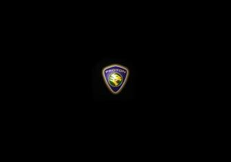 Coloured Wallpaper Of Proton Logo Paperpull