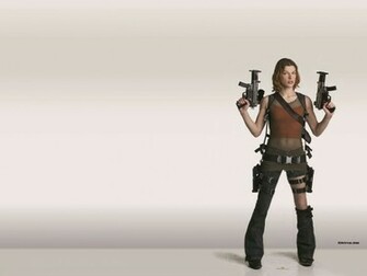 Evil Milla Jovovich Wallpaper Video Games Resident