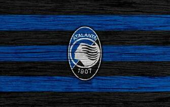 Wallpaper Atalanta 4k Serie A Logo Italy Wooden