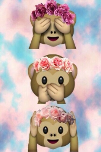 Kbradley1601 Emoji Wallpaper Phone Cases Monkey Background