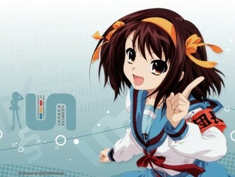 The Melancholy Of Haruhi Suzumiya Being Cute