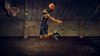 Lebron James Dunk Wallpaper Desktop With