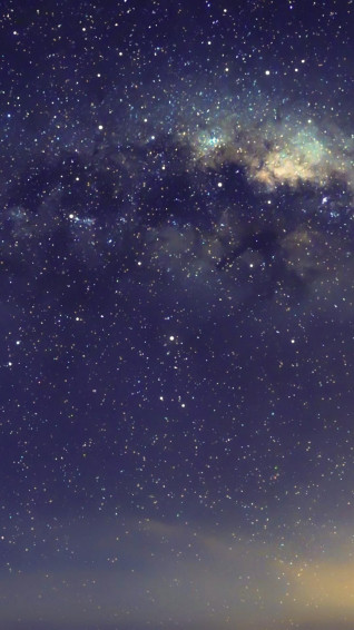 Blue Galaxy iPhone Wallpaper On