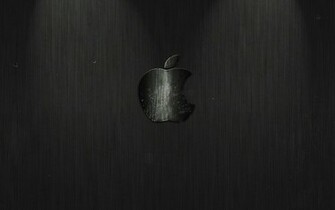 Gray Metal Apple Wallpaper