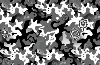 Black And White Camo Wallpaper