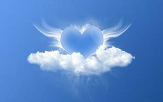 Wallpaper Pc Cloud Heart