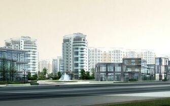 Effect Of The Second Series City Building Scenery