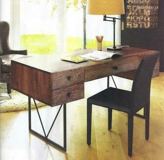 Valentine S Day Crate And Barrel Hendrix Desk Handsome Rustic Modern