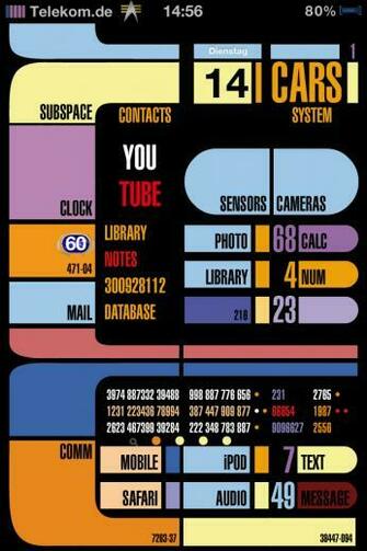 Lcars iPhone Wallpaper Picswallpaper