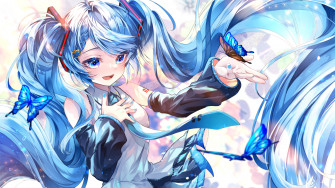 Hatsune Miku Anime Girl HD Vocaloid Wallpaper