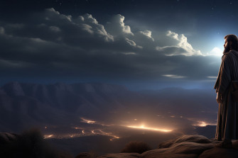 Generate A Striking Visual Alert Of Abraham By Jack Felinto Wallpaper