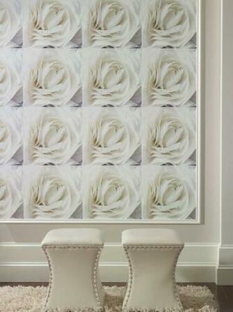 Candice Olson Shimmering Details Bloom Wallpaper By York Wallcoverings