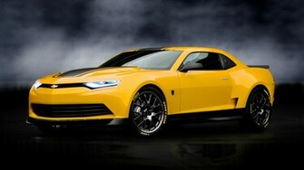 Bumblebee Camaro Concept Transformers HD Wallpaper