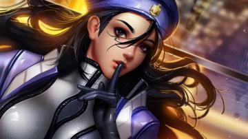 Desktop Wallpaper Beautiful Ana Online Game Overwatch HD