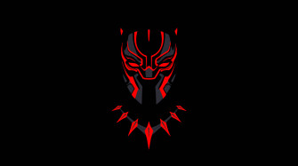 Amoled Black Panther 4k Ultra HD Dark Wallpaper