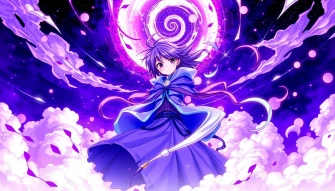 Cool Anime Purple Wallpaper