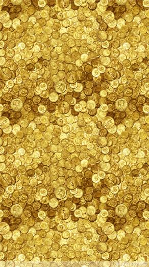 Wallpaper Installing This Gold Coins iPhone Is Very Easy