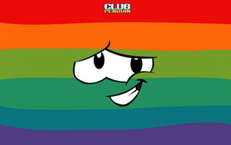 Wallpaper Del Puffle Multicolor Hecho Por Cp