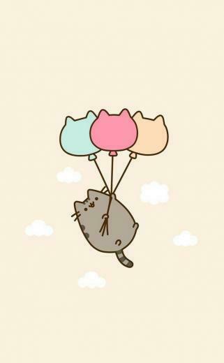 Pusheen Wallpaper Cute Pushy Animals Kawai
