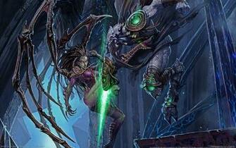 Wallpaper Starcraft Sarah Kerrigan Queen Of Blades