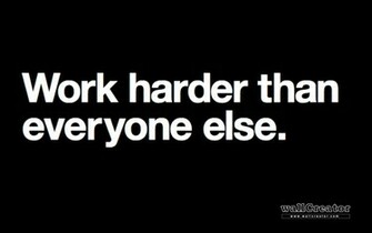 Work Harder Wallpaper