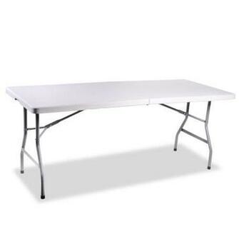 Carboot Exhibition Wallpaper Canteen Plastic Folding 6ft Table