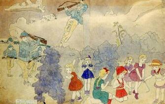 Norma Catherine But Are Retaken American Folk Art Wallpaper Image