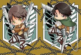 Shingeki No Kyojin Chibi Wallpaper Background