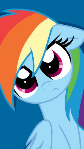 Rainbow Dash iPhone Wallpaper By Kaiilu