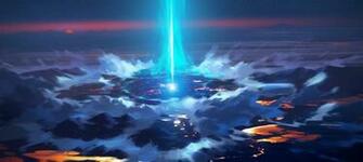 Thunderbolt Digital Wallpaper Duelyst Video Games Art