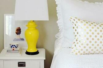 Gold Accents In The Bedroom