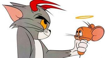 Tom And Jerry Background Photo All White