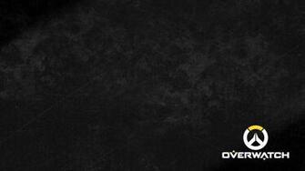 Overwatch Logo Black Design Full HD Wallpaper