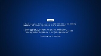 Blue Screen Of Death HD Wallpaper FullHDwpp Full
