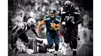 Black And White 4k Russell Wilson Wallpaper